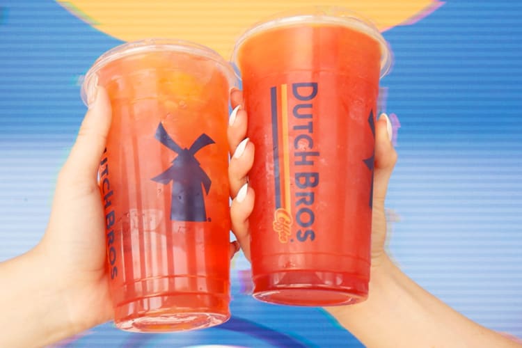 Dutch Bros Rebels are made with a custom energy drink