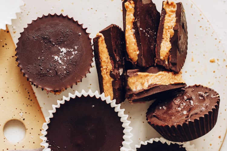 easy homemade peanut butter cups are a delicious halloween dessert