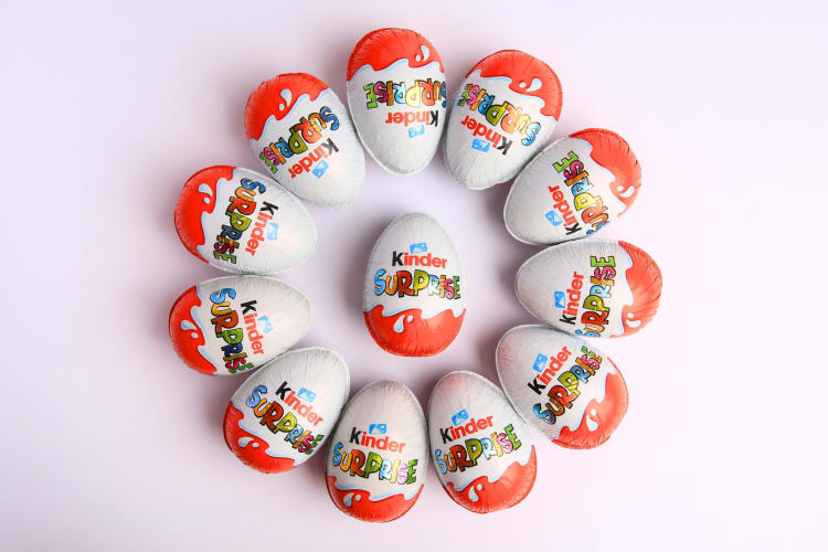 Kinder Surprise is a popular Easter Candy