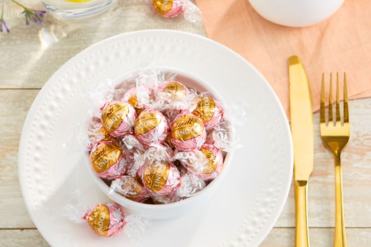 Lindt Neopolitan Truffles are one of the best Easter candies to have out at parties