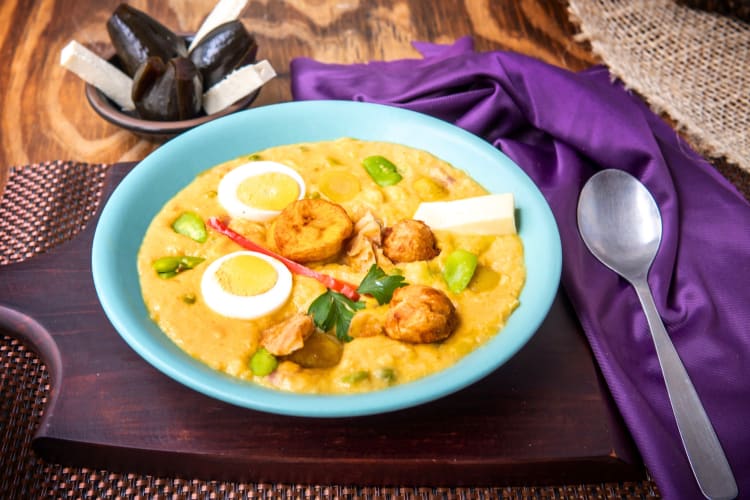 A traditional Easter food in Ecuador is fanesca 