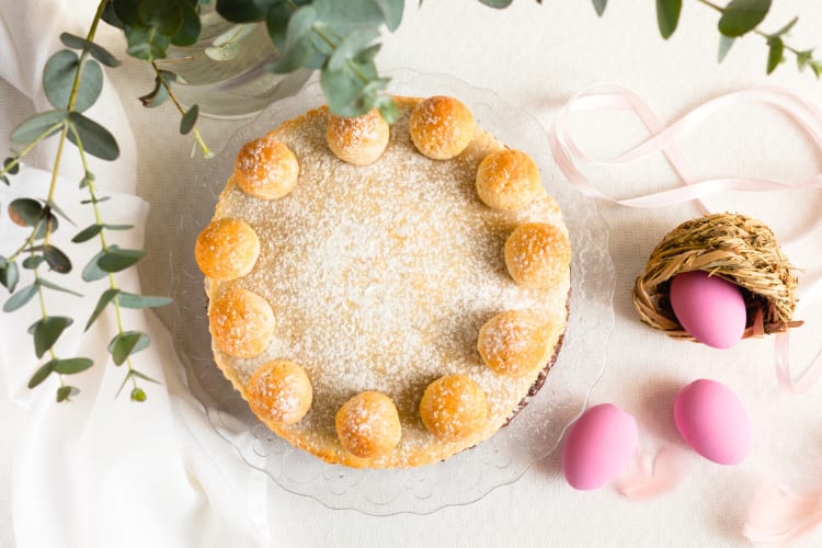Simnel cake is a traditional Easter food in the UK