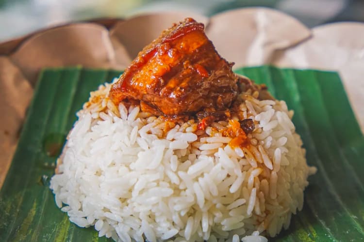 a tantalizing Nigerian dish of meat and rice