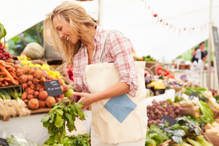 Exploring a farmers market is a fun yet laid-back birthday idea in Edmonton