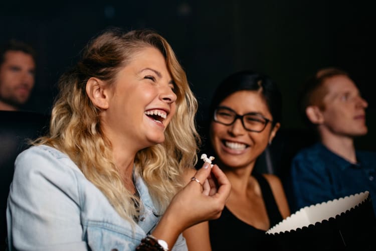 Going to a comedy club is a unique birthday idea in Edmonton