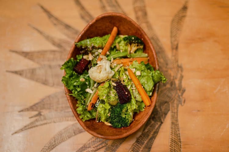 Salad from El Tendajón Agaveria
