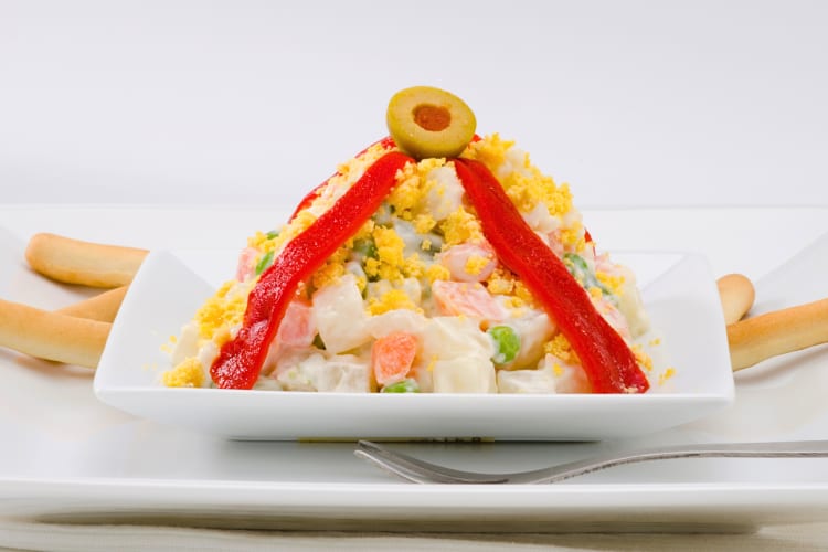 Ensaladilla rusa, a traditional Seville food
