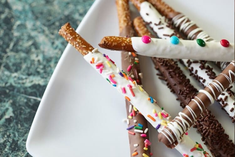 Pretzels are just one of the treats that kids love at Margie's.