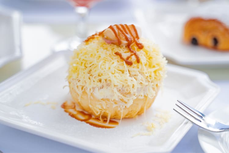 Ensaymada is one of the sweet Filipino Christmas foods