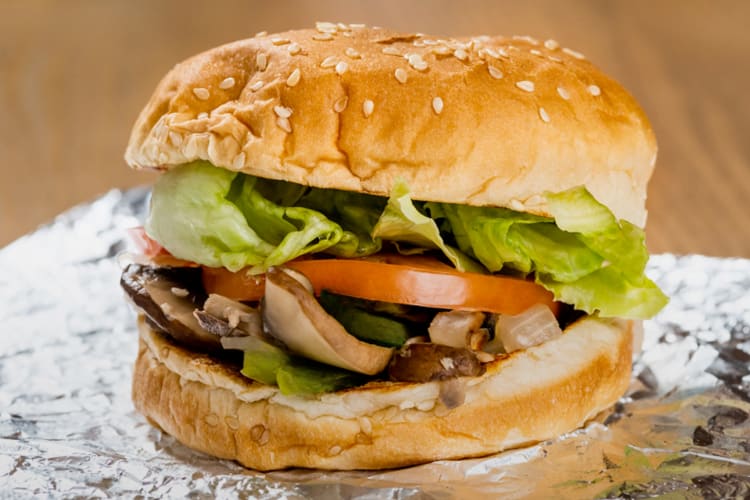 A vegetarian BLT can be made with the Five Guys secret menu