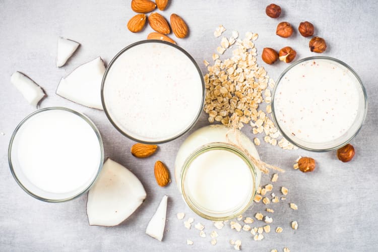 The use of alternative milks is a food trend that will continue to be popular