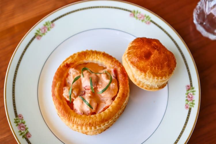 A lobster vol-au-vent.
