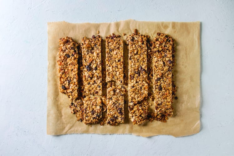 Five baked oatmeal bars