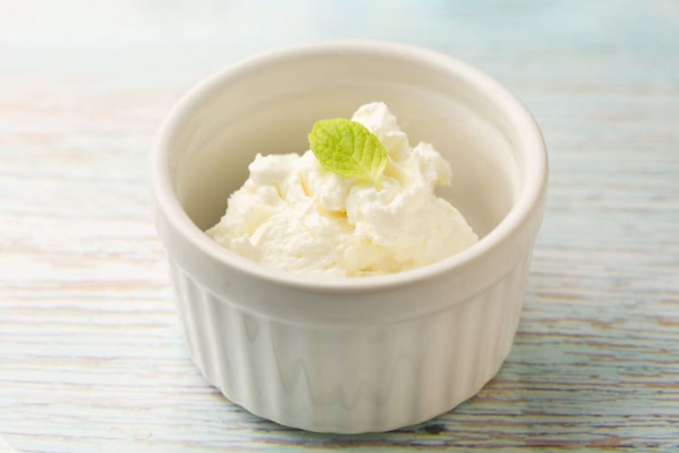Fromage blanc is a great substitute for goat cheese