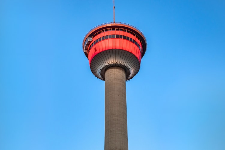 Climbing to the top of Calgary Tower is one of the memorable birthday ideas in Calgary