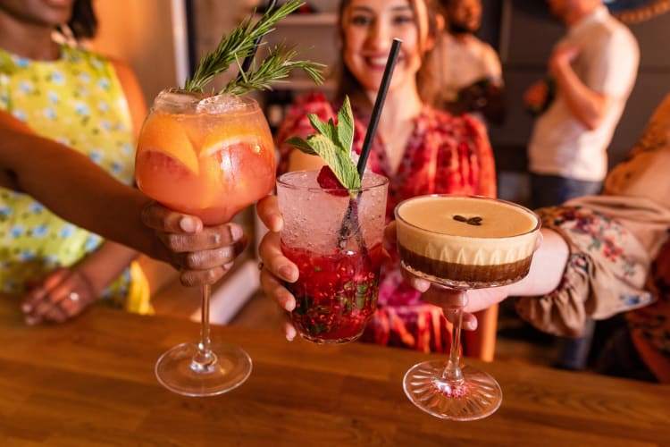 Bar hopping is a classic Galentine's Day idea