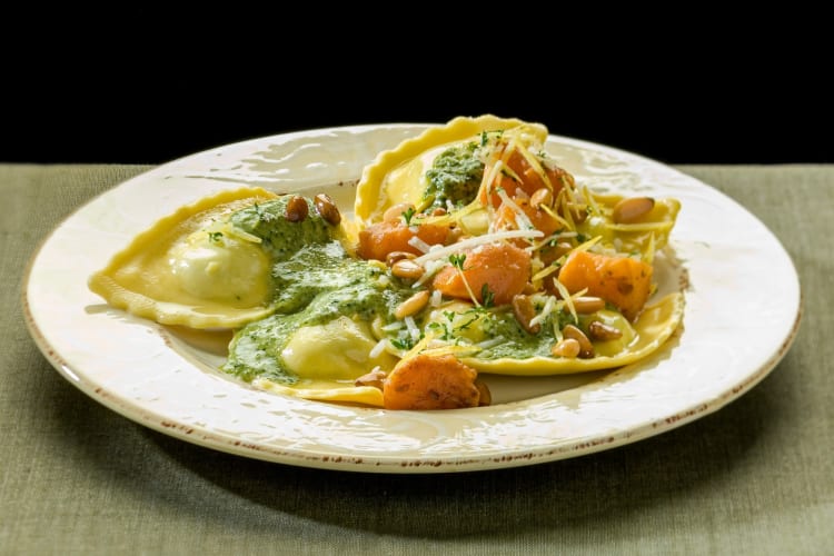 Pansotti is a great Genoa food for pasta lovers