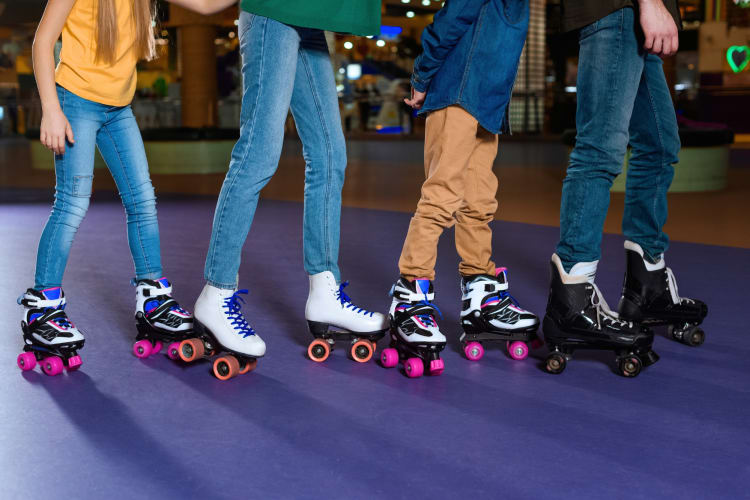 Going rollerskating is one of the fun birthday ideas in Glasgow