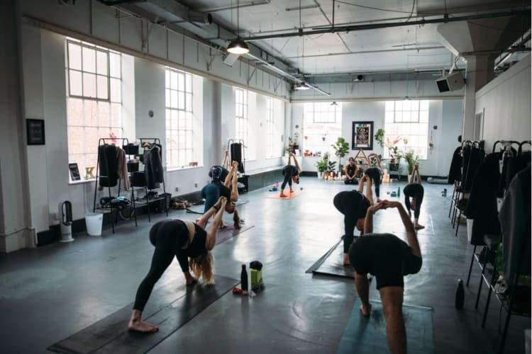 yoga is an excellent Glasgow team building activity for mindfulness and relaxation
