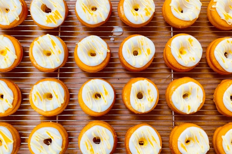 Mini donuts from a gluten-free bakery in San Francisco