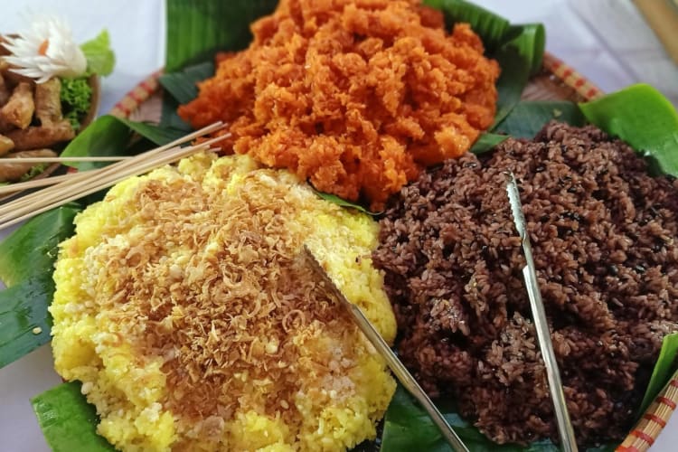 Different types of sticky rice