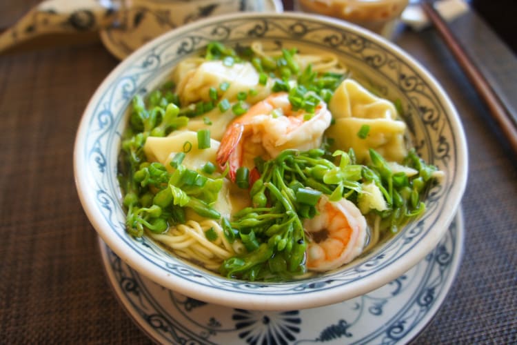 Mi van than is a popular Hanoi food