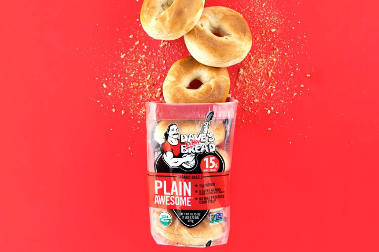Some of the healthiest bagels are from Dave's Killer Bread