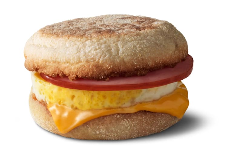 One of the healthiest breakfast foods at McDonald's is the Egg McMuffin
