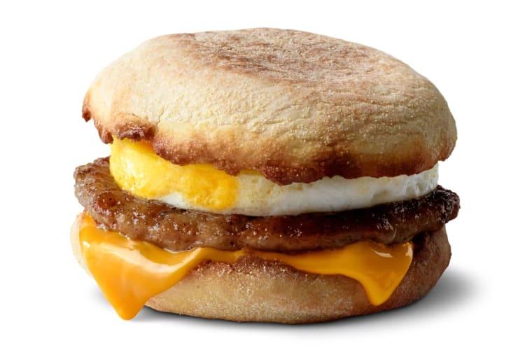 The Sausage Egg McMuffin could be considered one of the healtihiest breakfast foods at McDonald's