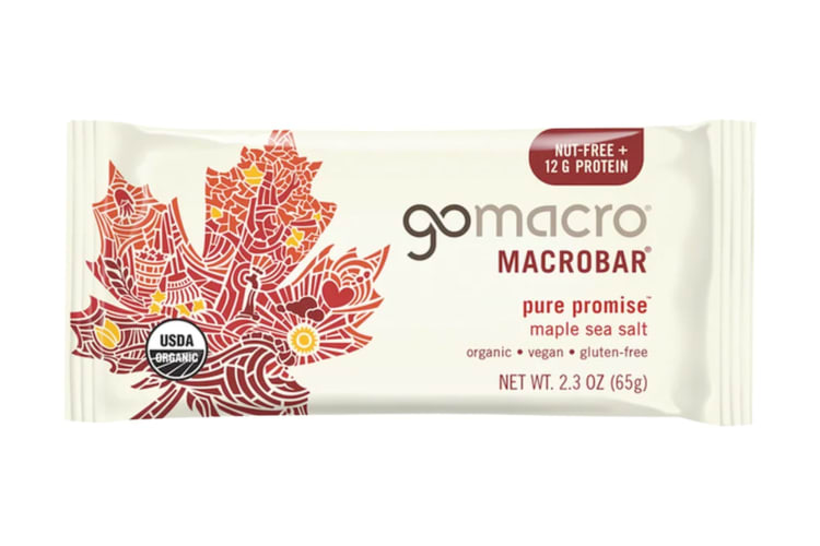 GoMacro Maple Sea Salt Protein Bar packaging