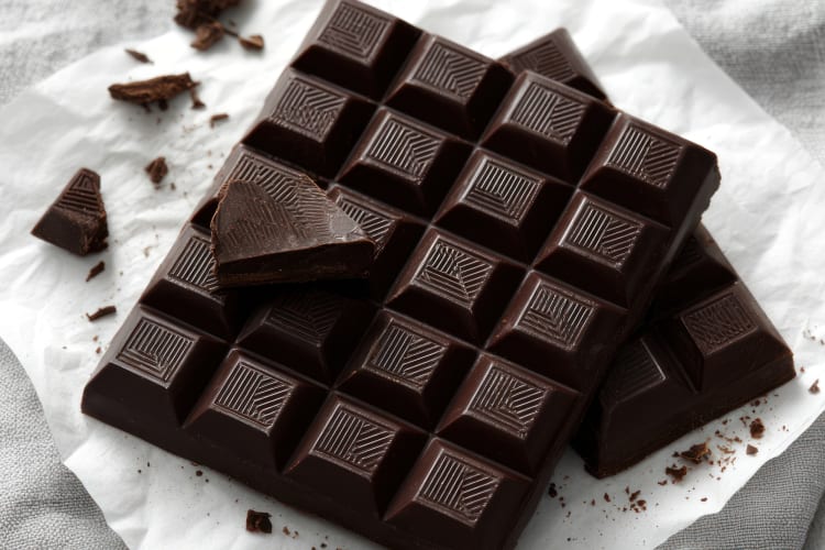 The healthiest dark chocolate has a high cacao percentage