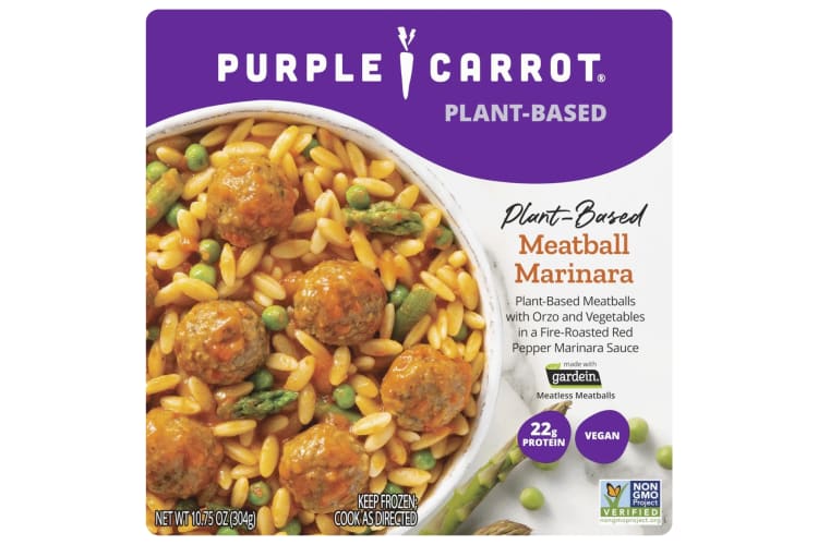 Purple Carrot makes some of the healthiest frozen meals that are plant-based