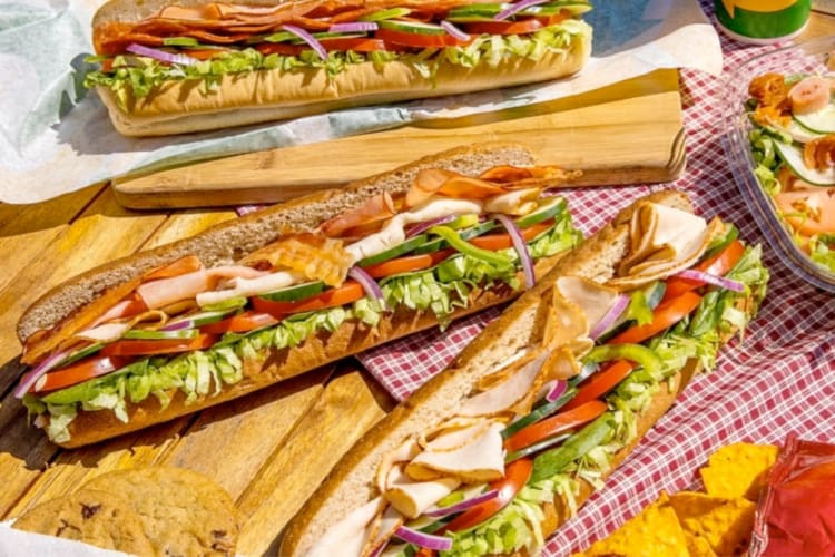 There are healthy items at Subway to order