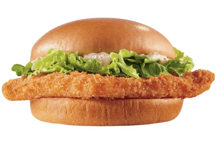 The fish sandwich is one of the healthiest items at Dairy Queen when available