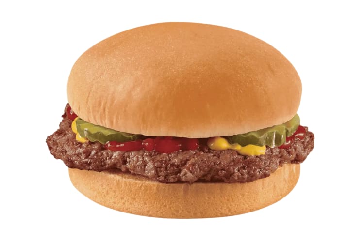 A hamburger is one of the healthiest items at Dairy Queen as it's under 350 calories