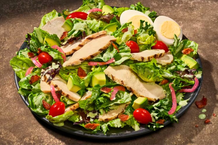 The Green Goddess Chicken Cobb Salad is one of the helathiest items at Panera Bread