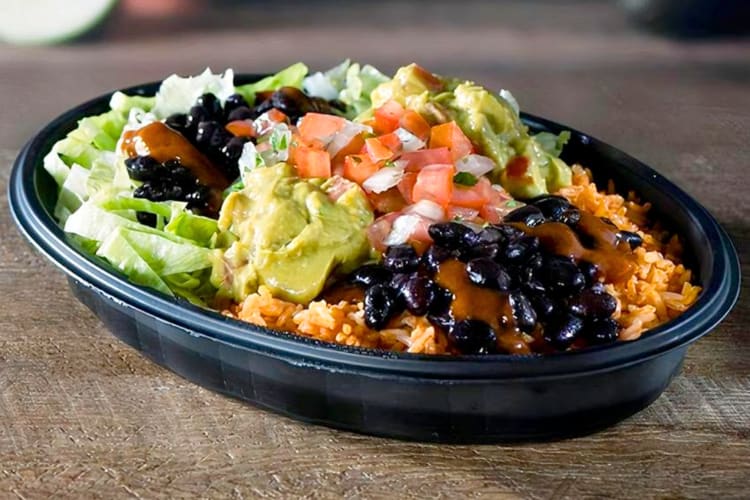 A Veggie Bowl is one of the healthiest items at Taco Bell