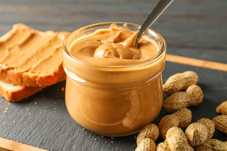 No added sugar peanut butter is one of the healthiest nut butters 