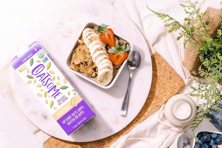 Oatsome makes some of the healthiest oat milk