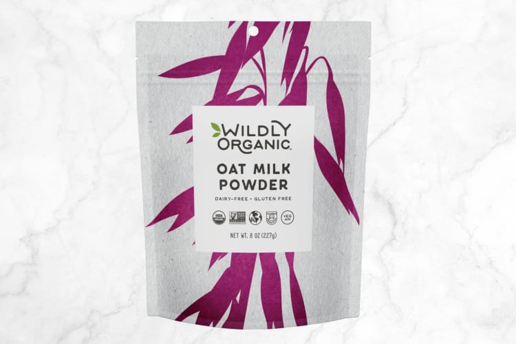 A bag of oat milk powder