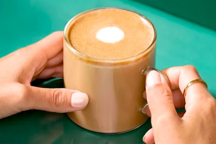 A flat white is one of the healthiest Starbucks drinks