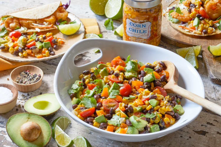 Corn salsa is one of the healthiest snacks at Trader Joe's
