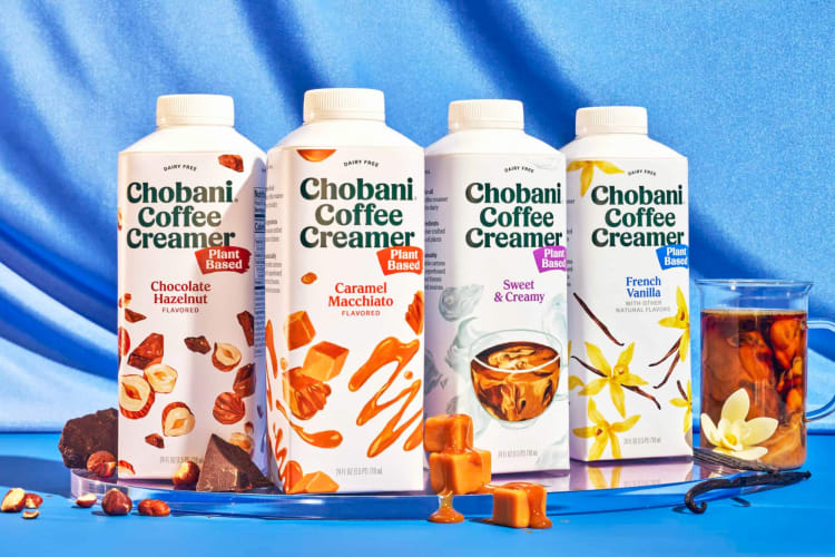 Chobani is one of the healthy coffee creamer brands
