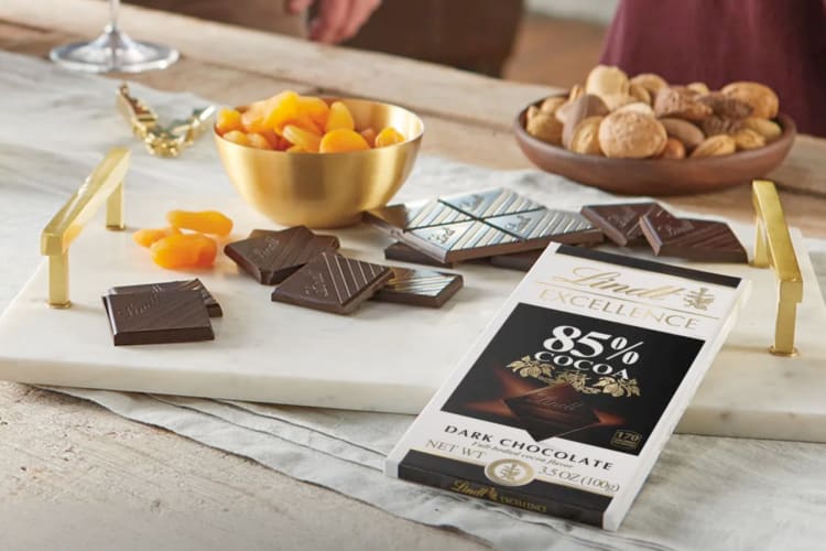 Lindt makes some of the healthiest dark chocolate that's affordable
