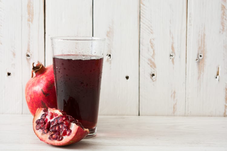 Glass of Pomegranate Juice