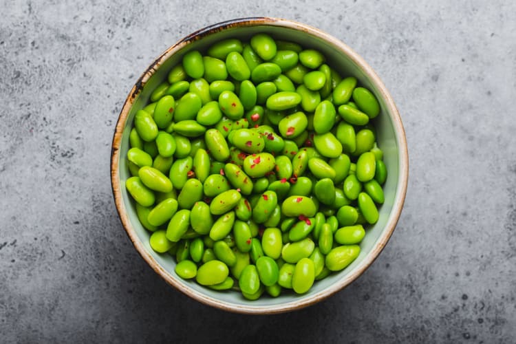 Edamame are a unique pick among healthy gas station snacks