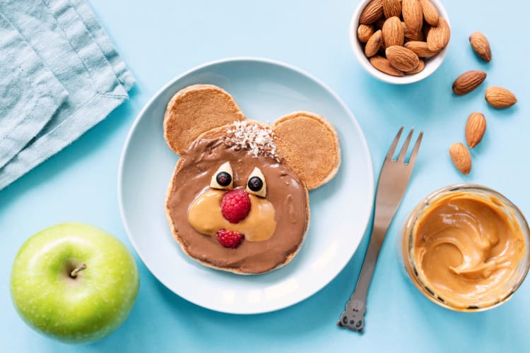 Pancakes can be a healthy snack for kids with a few ingredient switches