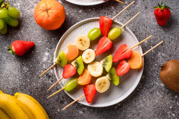 Fresh fruit is one of the best healthy snacks for kids