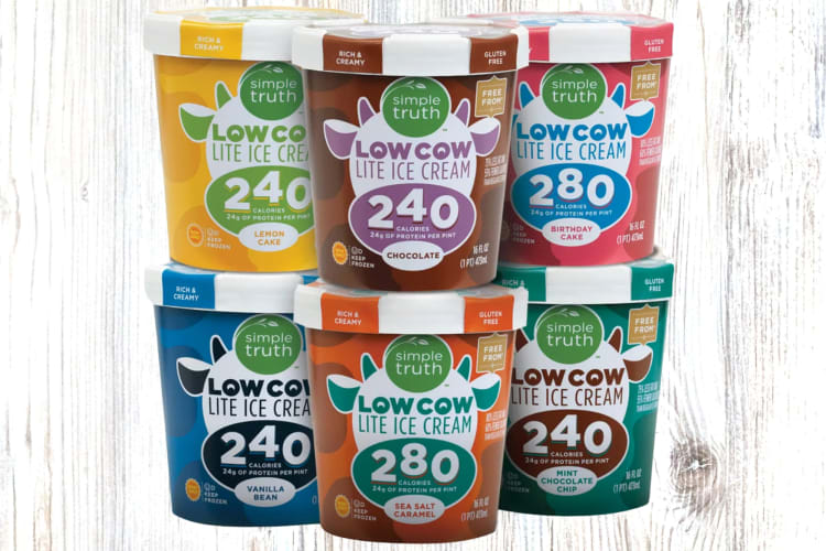Simple Truth Low Cow Lite is grocery store high-protein ice cream