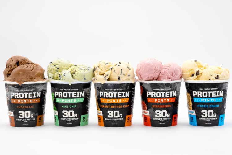 Protein Pints is a very popular high-protein ice cream brand